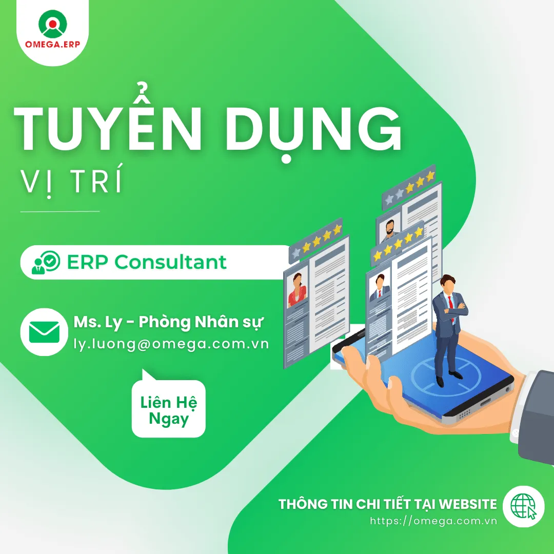 [Tuyển dụng] Chuyên viên Triển khai phần mềm ERP