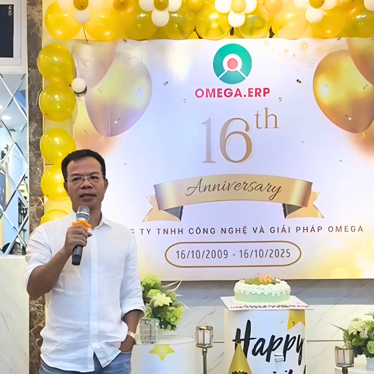 Kỷ niệm 16 năm thành lập Công ty TNHH Công nghệ và Giải pháp Omega