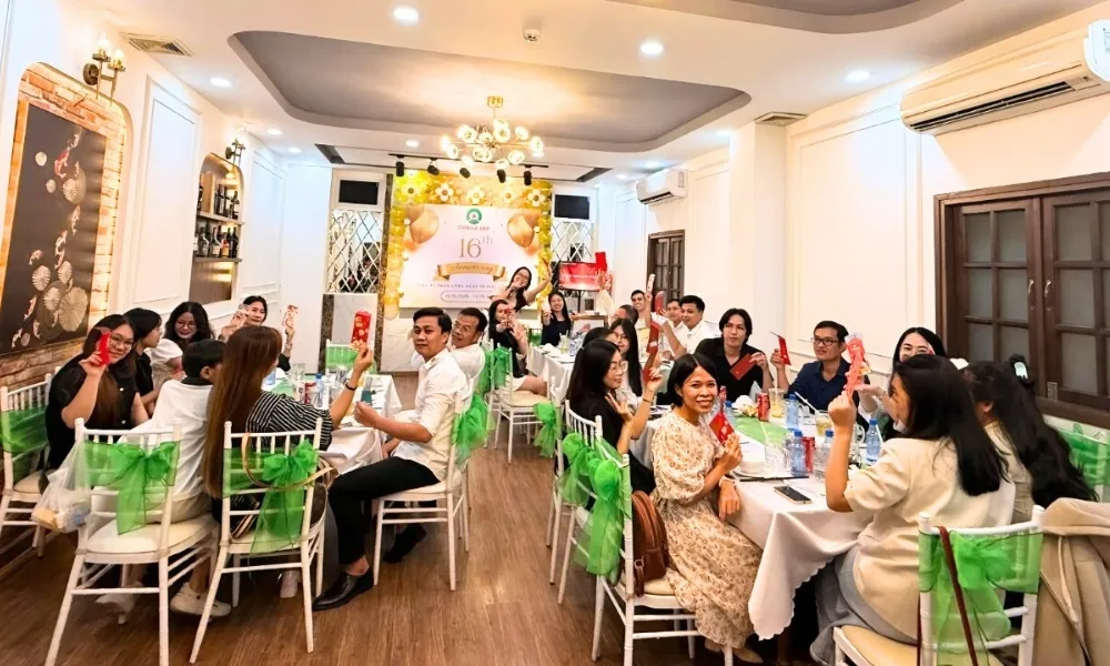 Kỷ niệm 16 năm thành lập Công ty TNHH Công nghệ và Giải pháp Omega