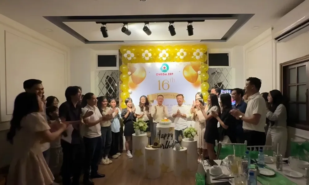 Kỷ niệm 16 năm thành lập Công ty TNHH Công nghệ và Giải pháp Omega