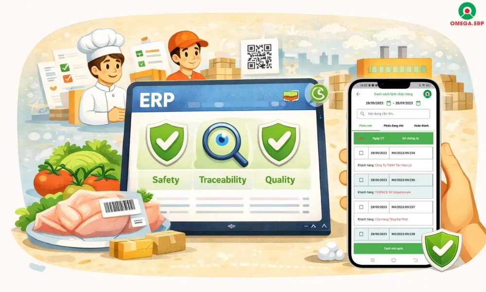 ERP ngành F&B – Giải pháp quản trị toàn diện cho doanh nghiệp F&B 2026