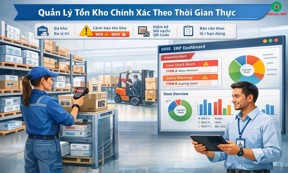 Hệ thống ERP cho ngành thiết bị y tế 2026