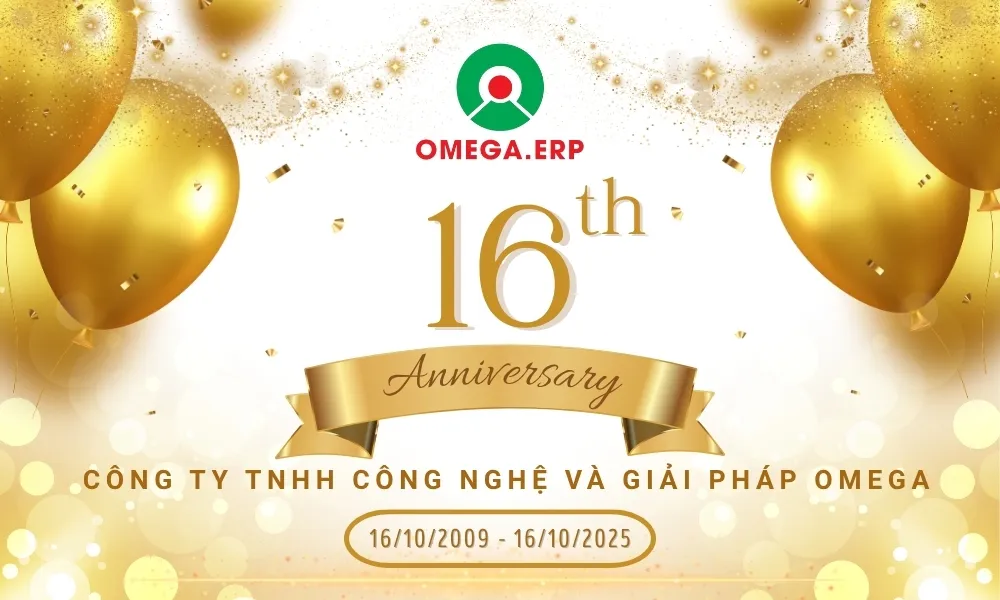 Kỷ niệm 16 năm thành lập Công ty TNHH Công nghệ và Giải pháp Omega