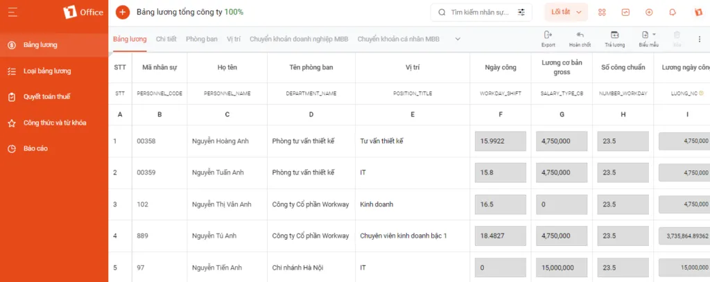 Top 7 Phần mềm Tính lương Nhân viên phổ biến nhất 2025