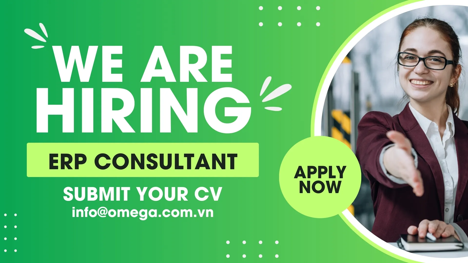 Omega tìm kiếm Chuyên viên Tư vấn Triển khai Phần mềm ERP (02 vị trí)