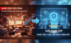 phần mềm erp giúp hạn chế sai sót dữ liệu